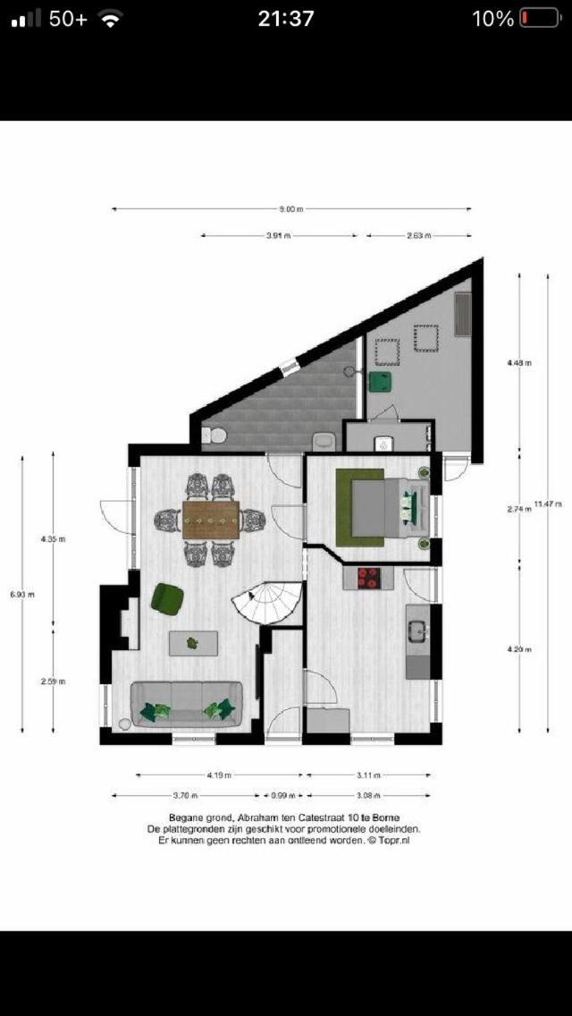 Logement Old Boorn Borne Buitenkant foto